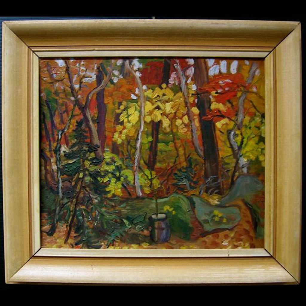 Naomi Jackson (1910-2001) - Our Woods In Autumn (St. Aubert, P.Q.)