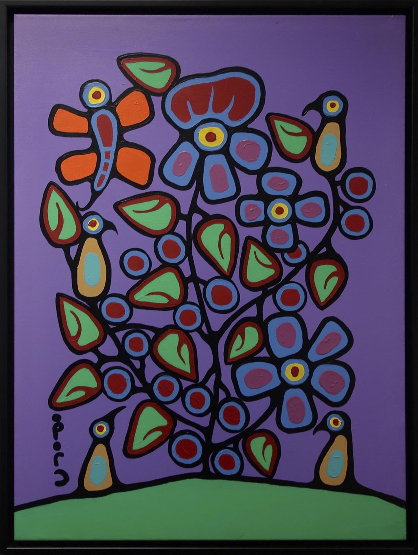 Christian Morrisseau (1969) - Oji-Cree Healing Flower Tree