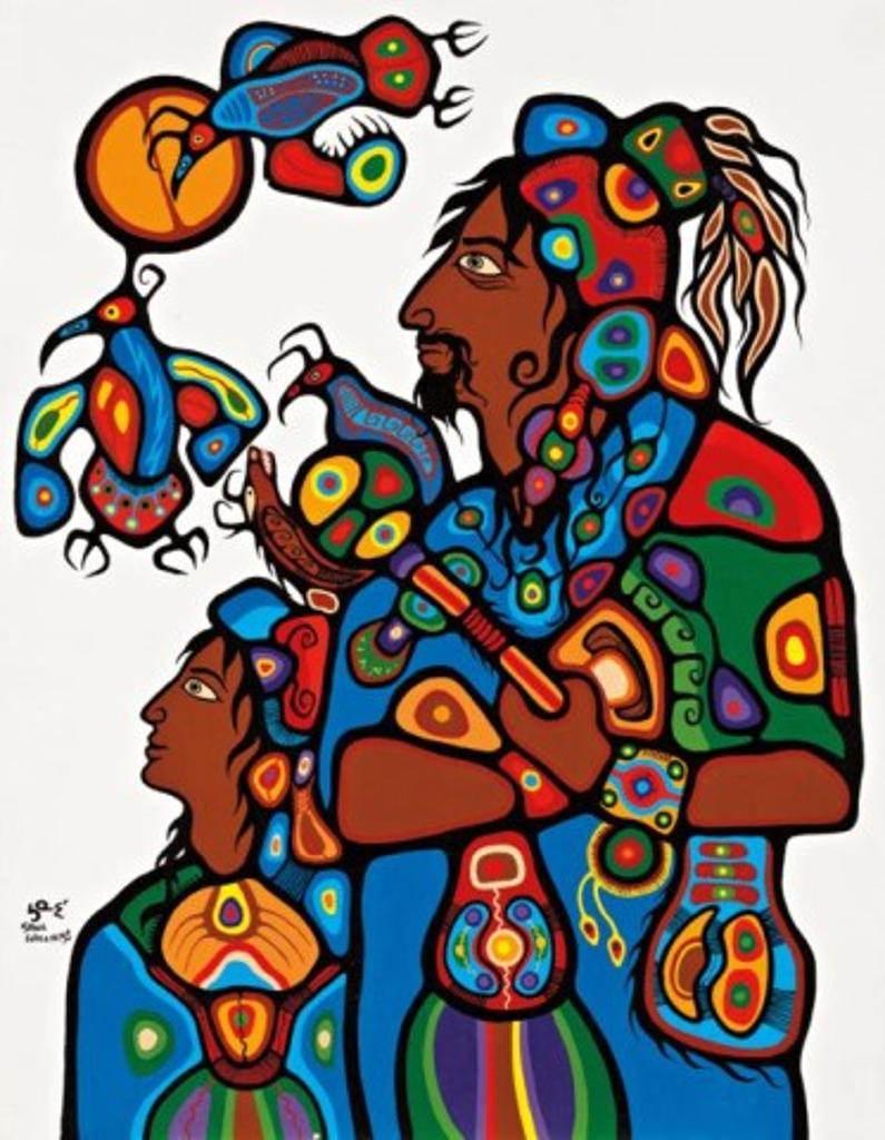 Saul Williams (1954) - Ojibwa, The Teacher and the Pupil, 1981
