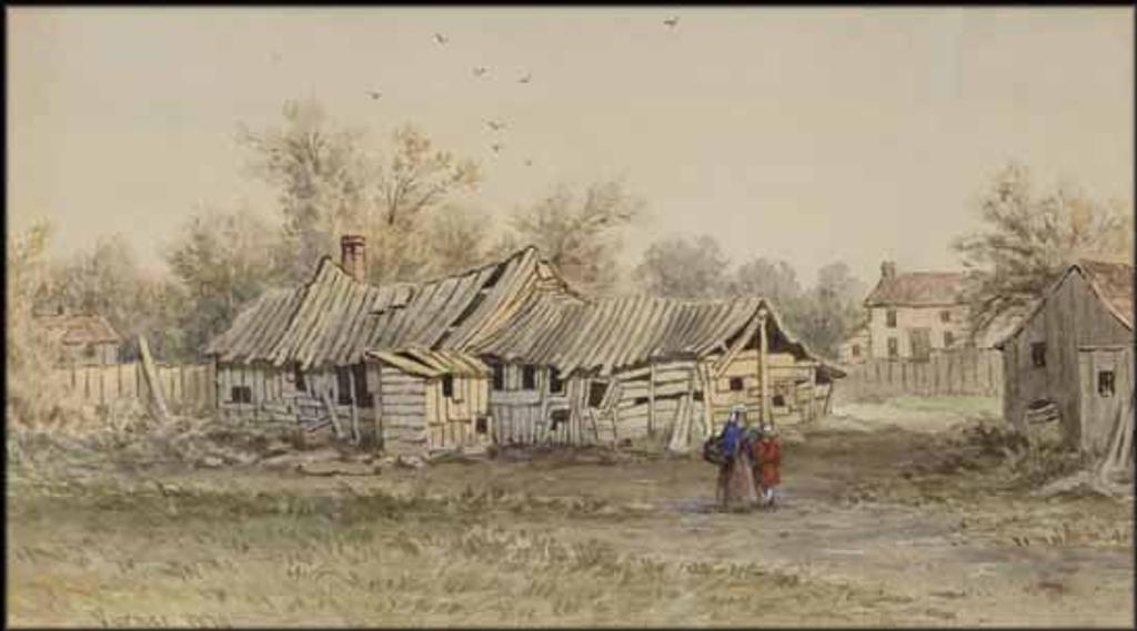 Frederick Arthur Verner (1836-1928) - Old Barns