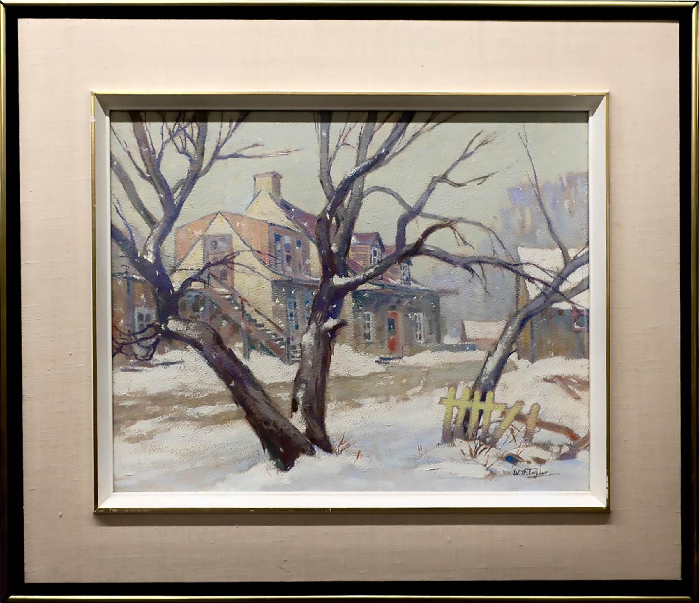 William Hughes Taylor (1891-1960) - Untitled (Winter Street Scene)