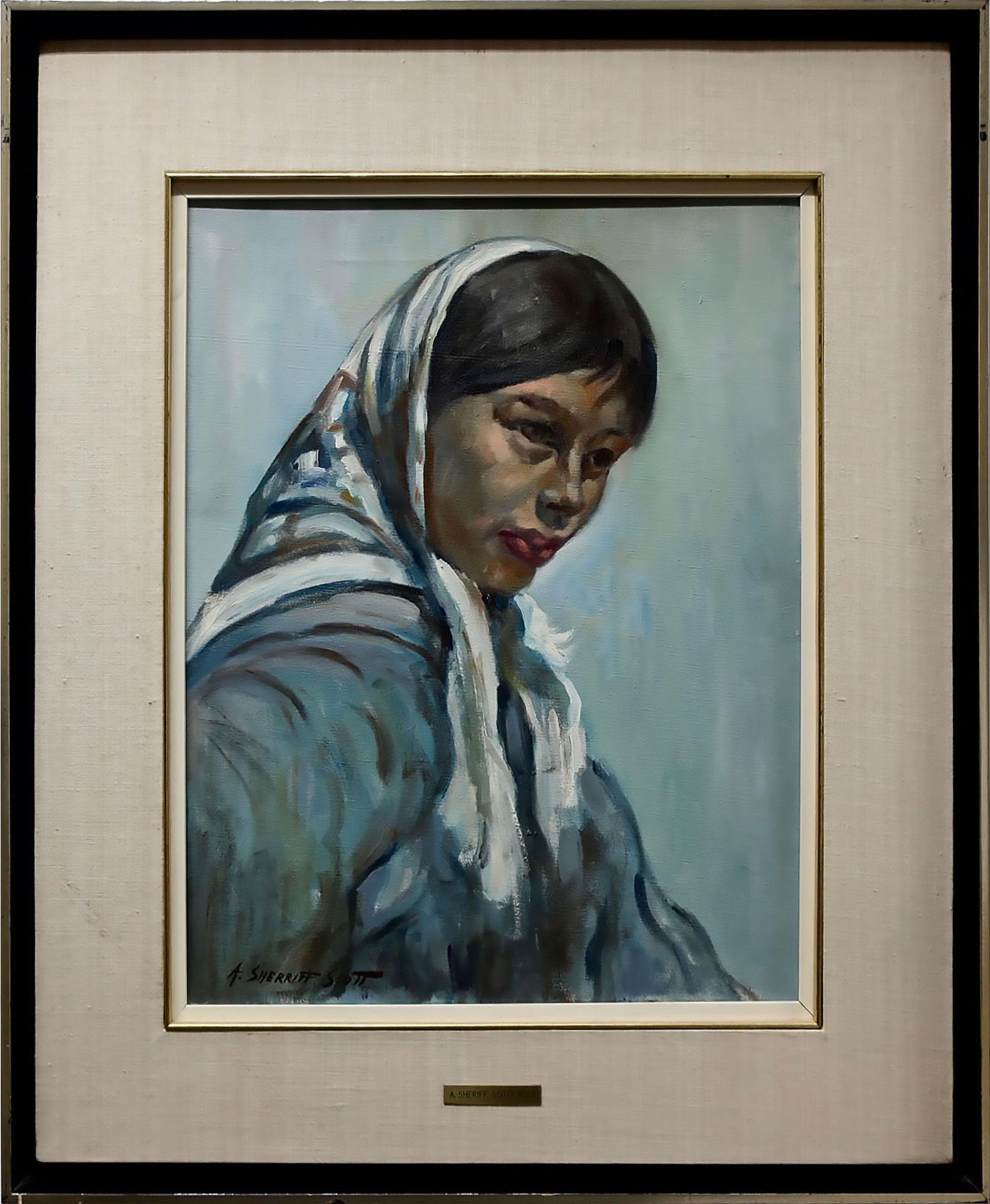 Adam Sherriff Scott (1887-1980) - Untitled (Portrait Of An Indigenous Woman)
