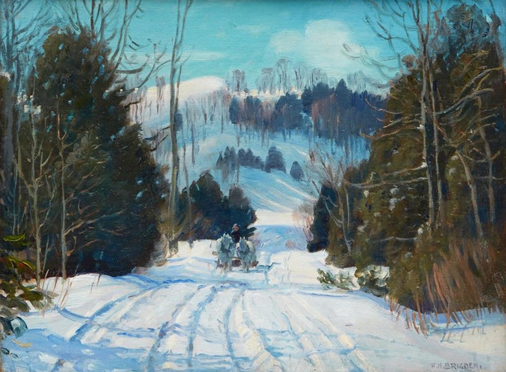 Frederick Henry Brigden (1871-1956) - Back Road in Winter