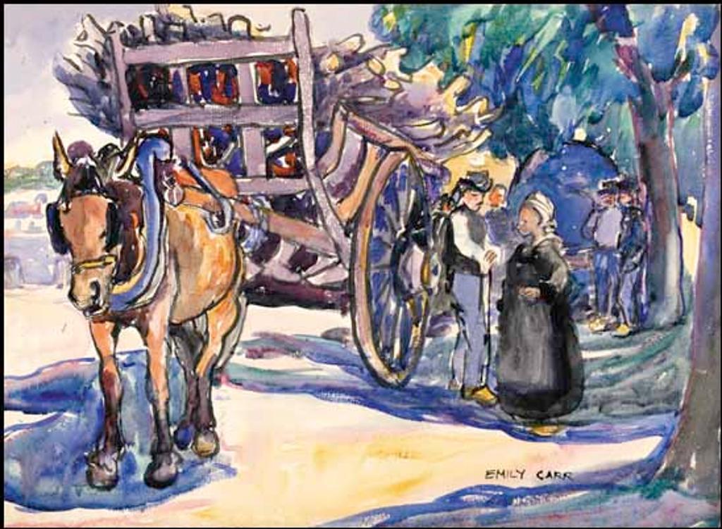 Emily Carr (1871-1945) - Chat at Wayside