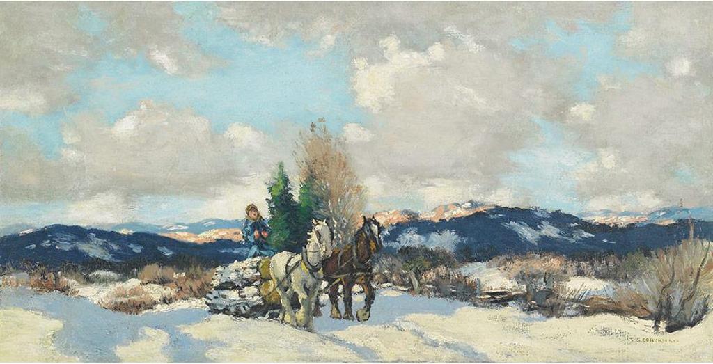 Frederick Simpson Coburn (1871-1960) - Logging In The Laurentians