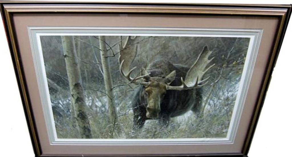 Robert Mclellan Bateman (1930-1922) - The Challenge - Bull Moose