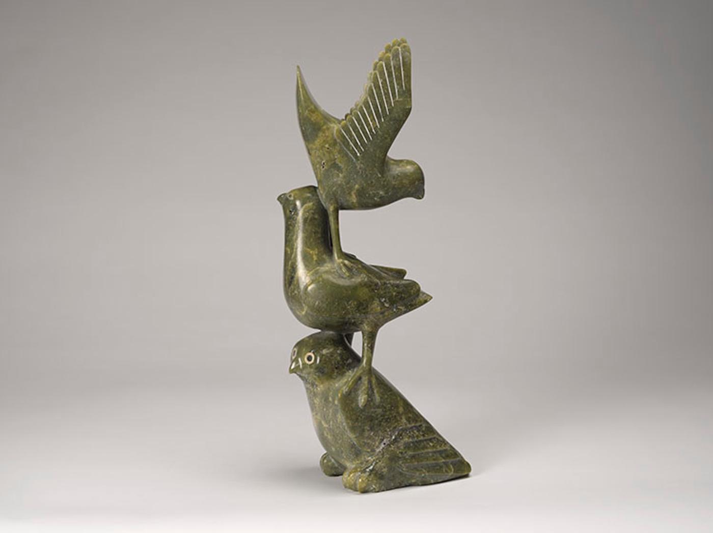 Paulassie Pootoogook (1927-2006) - Bird Totem