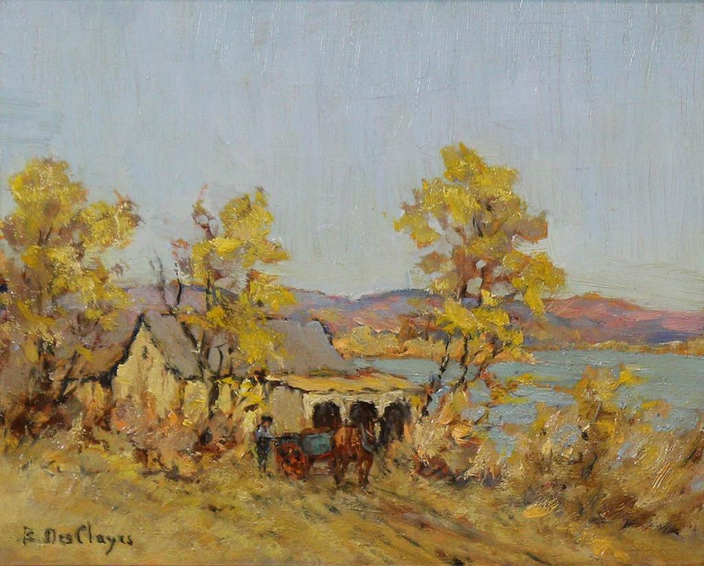 Berthe Des Clayes (1877-1968) - Farm By The Lake