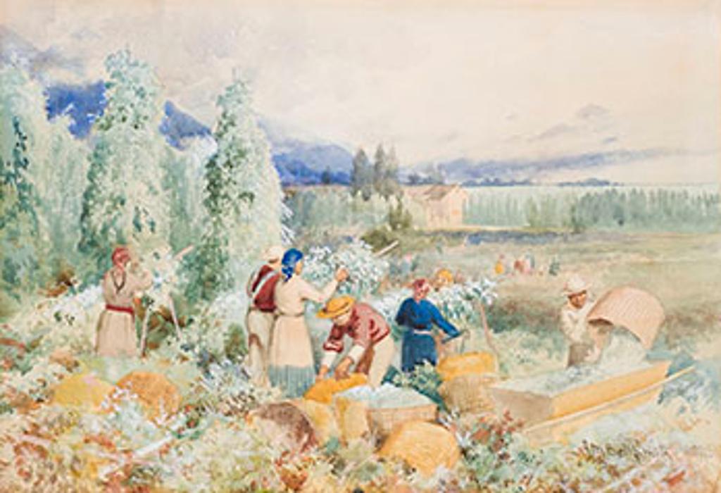 Frederic Martlett Bell-Smith (1846-1923) - Harvesting Hops, BC
