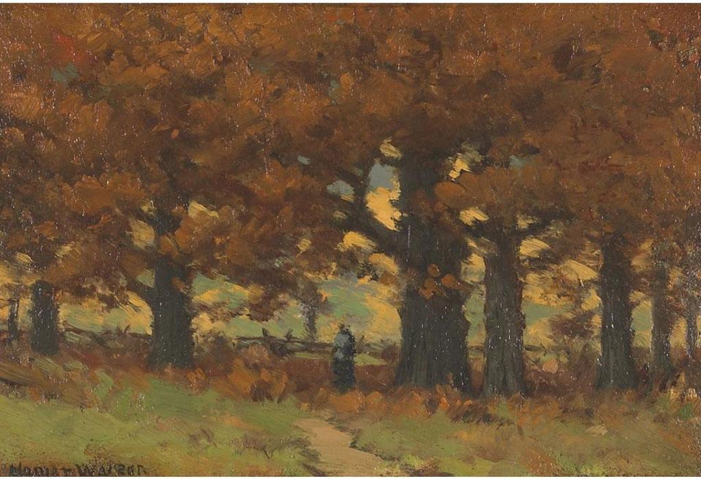 Homer Ransford Watson (1855-1936) - Figure On A Woodland Path