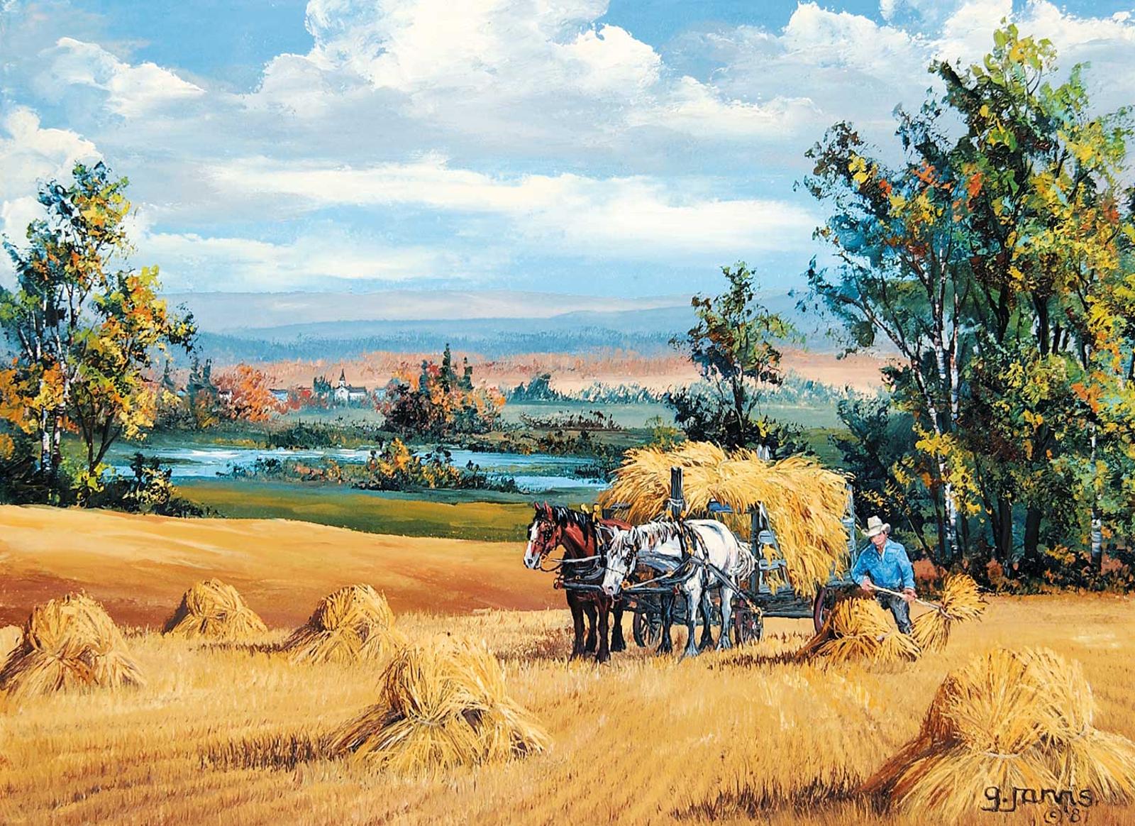 Georgia Jarvis (1944-1990) - My Saskatchewan Harvest
