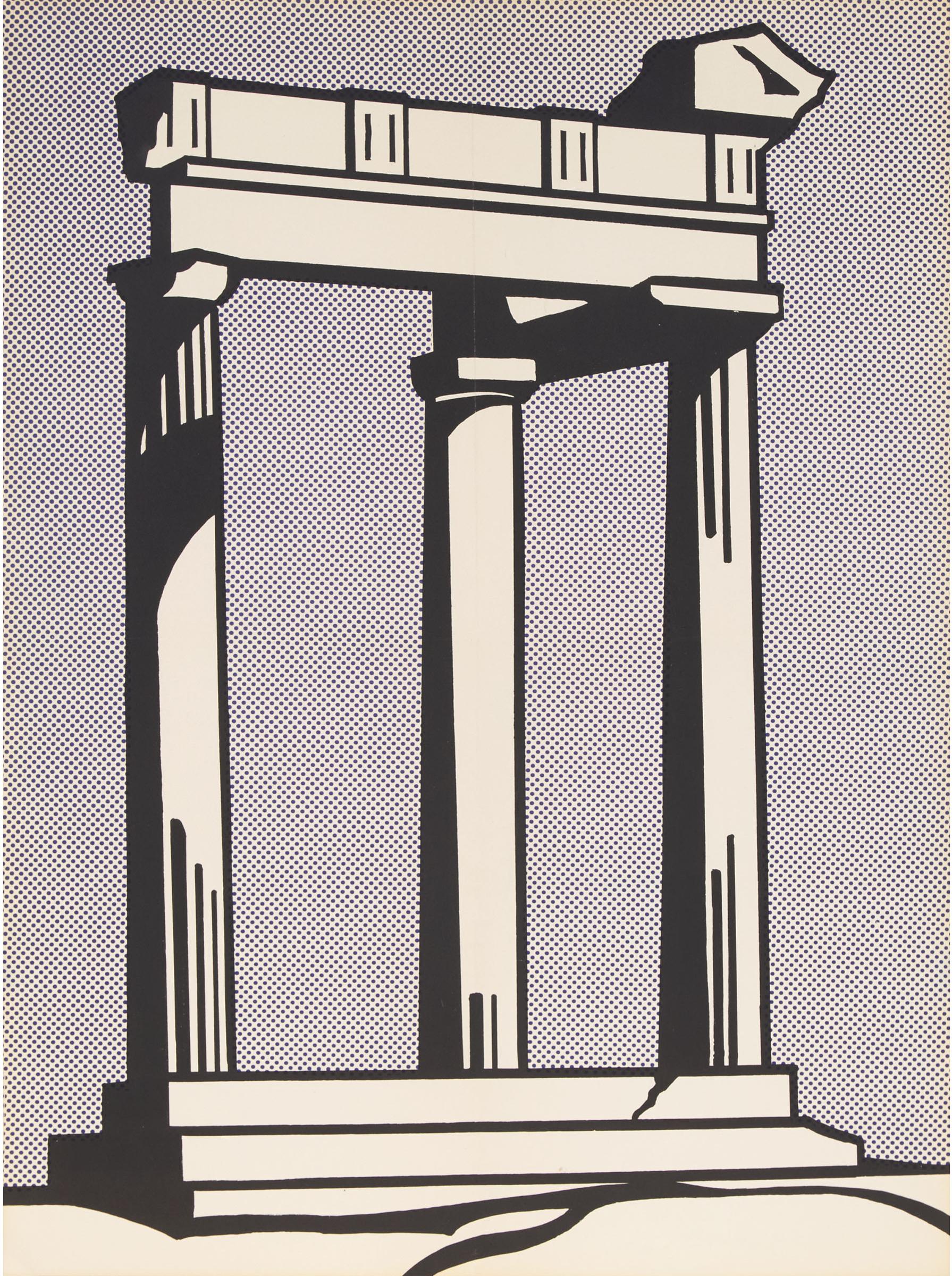 Roy Lichtenstein (1923-1997) - Temple (Castelli Mailer), 1964 [c. Ii.3]