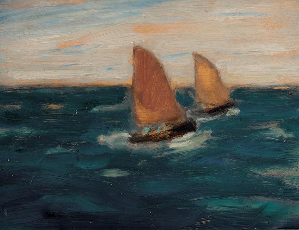 James Wilson Morrice (1865-1924) - Sailboats, circa 1905-1906