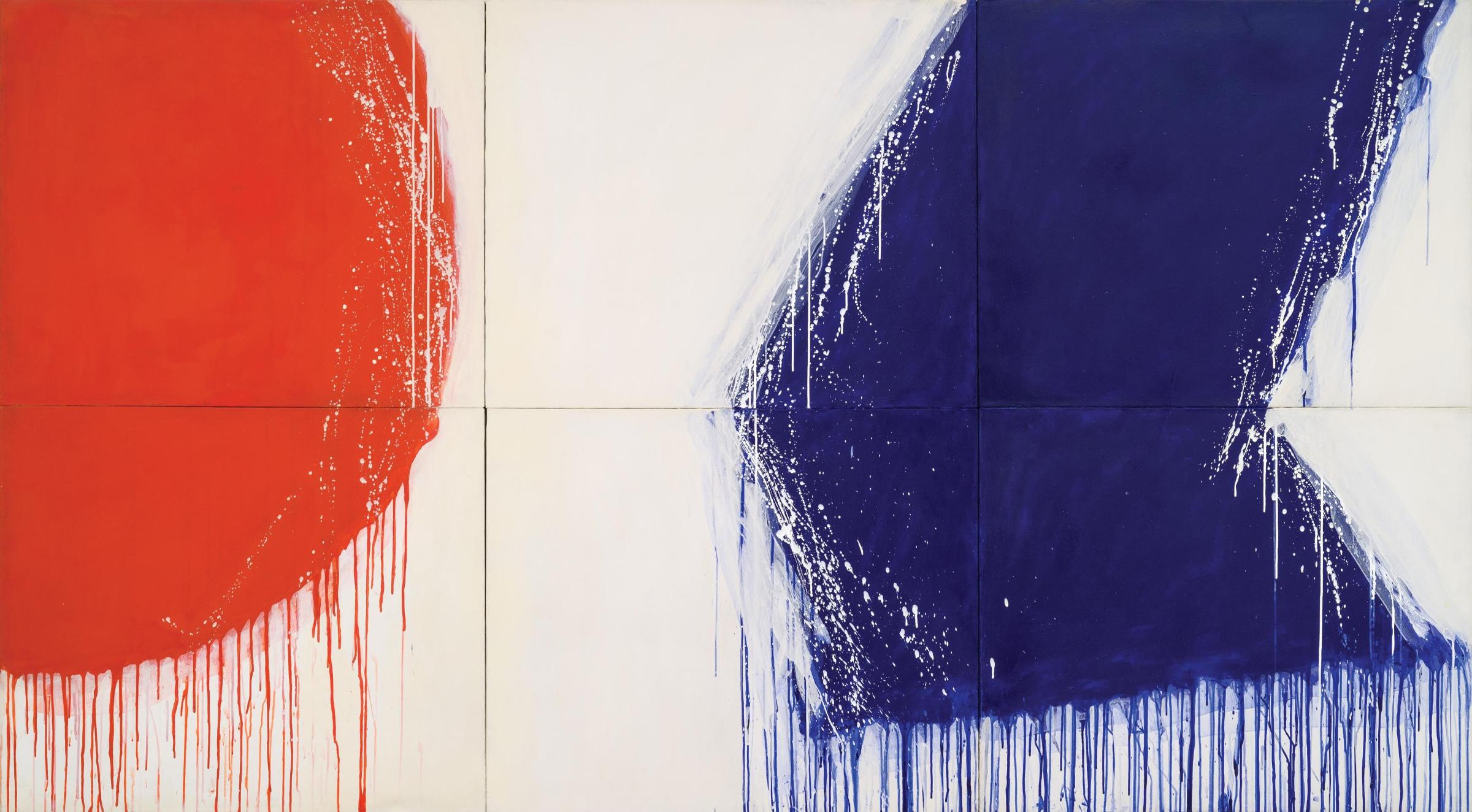 Serge Lemoyne (1941-1998) - Sans titre (de la série « Bleu, blanc, rouge ») / Untitled (from the series 