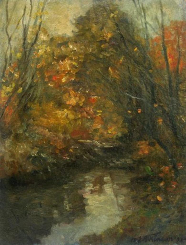 William Edwin Atkinson (1862-1926) - Autumn Stream