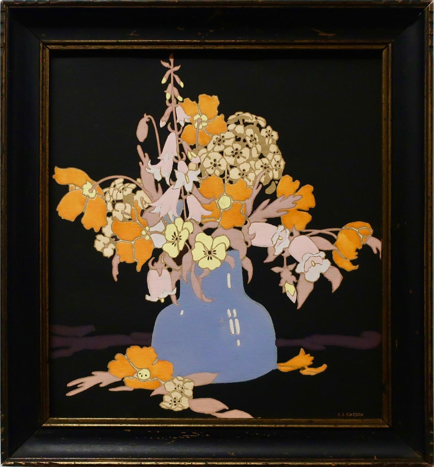 Alfred Joseph (A.J.) Casson (1898-1992) - Mixed Flowers