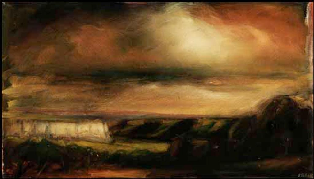 David Charles Bierk (1944-2002) - After Gustave Courbet, The Love Valley in Thunderstorm