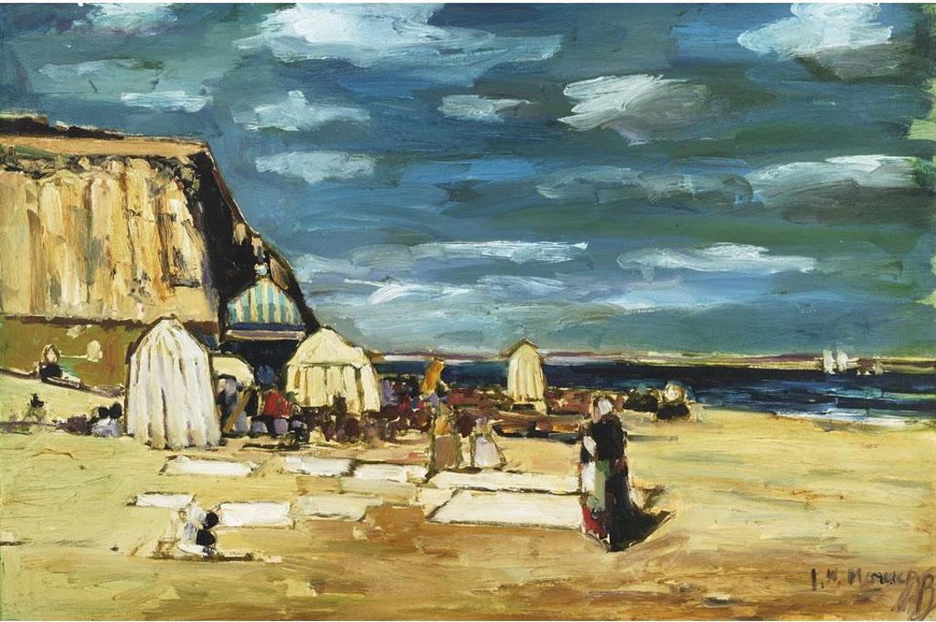 David Charles Bierk (1944-2002) - The Beach, Saint-Malo