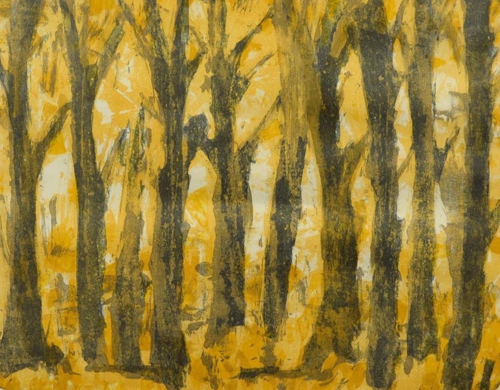 John Harold Thomas Snow (1911-2004) - Trees - Yellow & Black