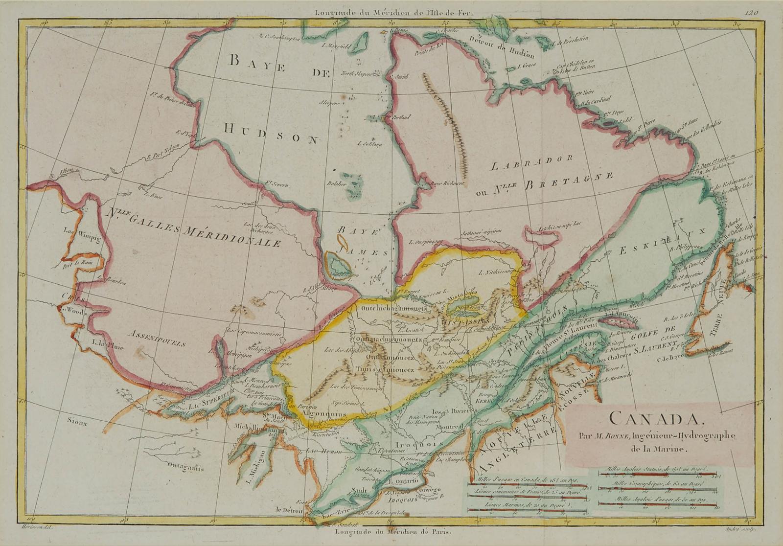 Rigobert Bonne (1727-1794) - Canada