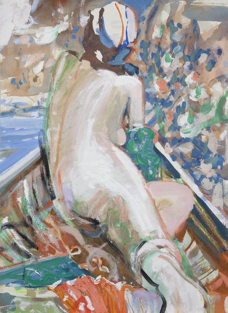 Jerry Jessop (1947) - Figure in Canoe