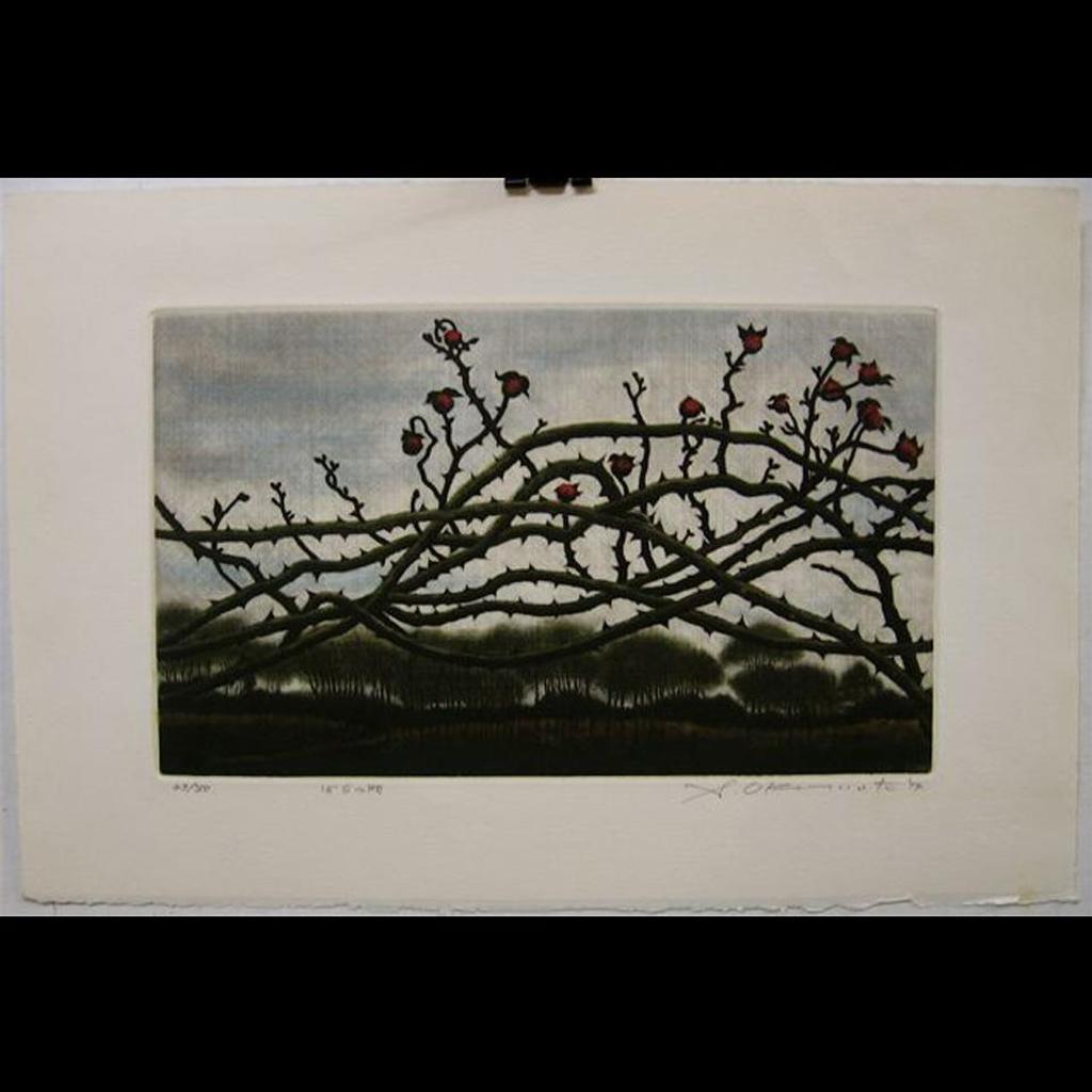 Shogo Okamoto (1920-2001) - Rose Branches