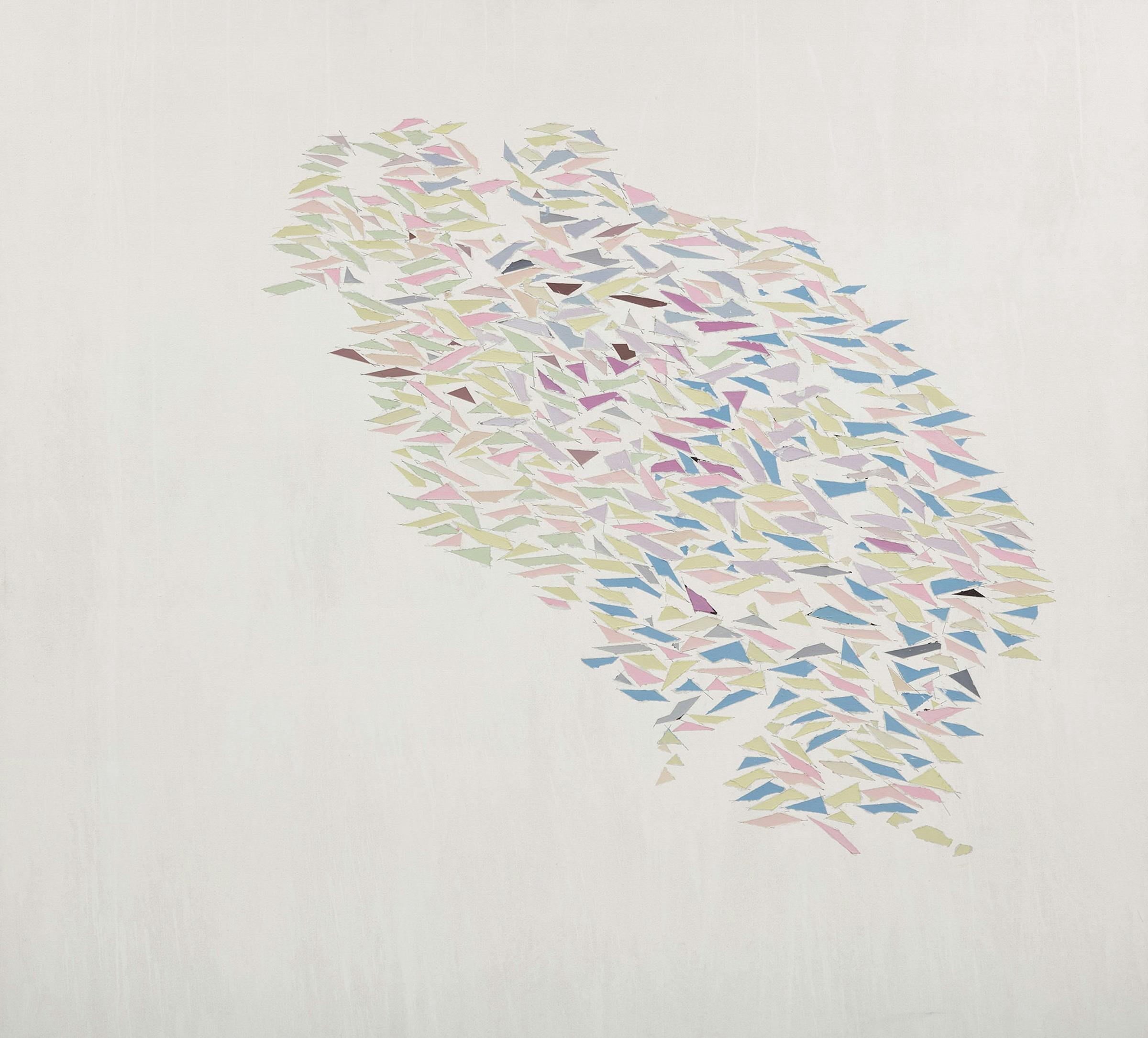 Robert Arthur Goodnough (1917-2010) - Multi-Color on Light Gray