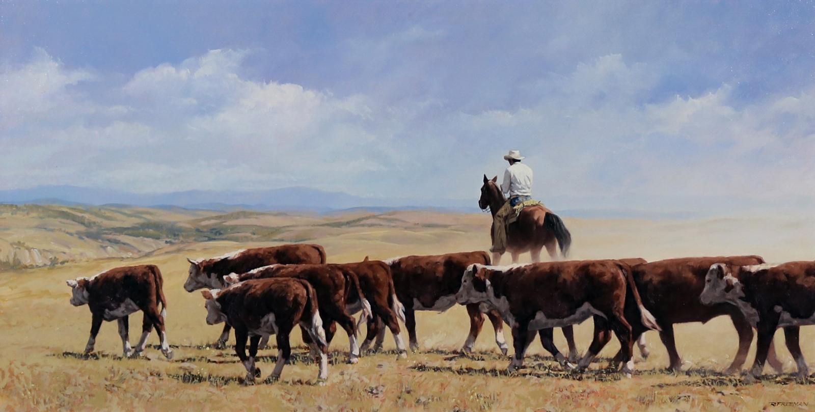 Richard (Dick) Audley Freeman (1932-1991) - Cattle Country
