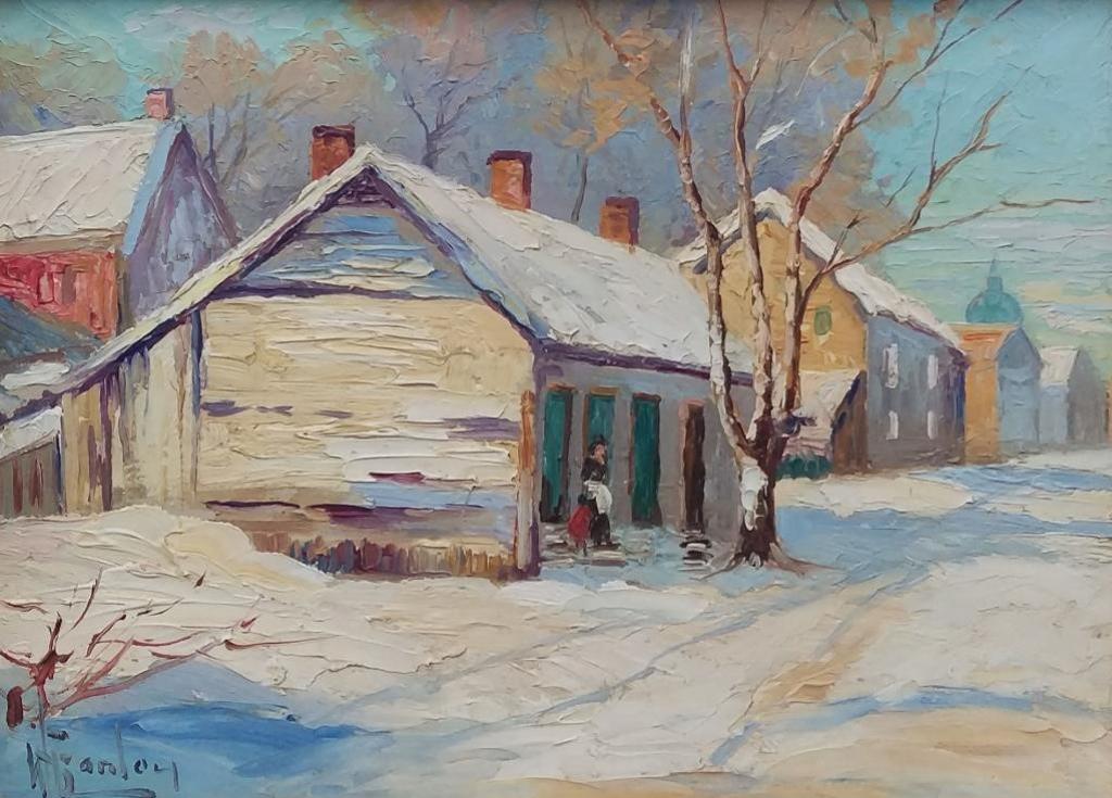 William E. Stanley (1900-1949) - Winter in Quebec, c.1920/30s