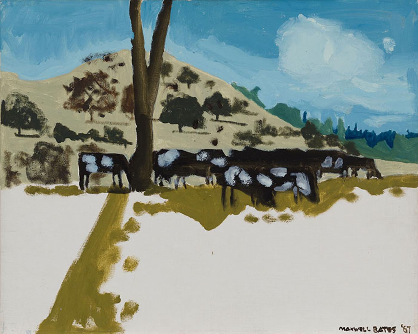 Maxwell Bennett Bates (1906-1980) - Rithet's Hill, Near Victoria B.C.