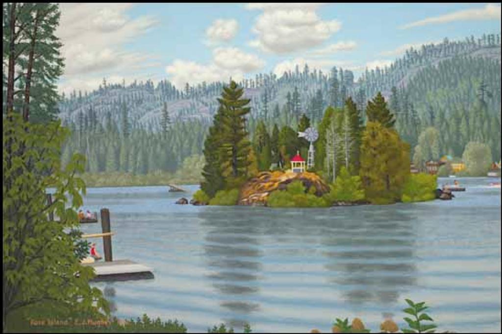 Edward John (E. J.) Hughes (1913-2007) - Rose Island, Shawnigan Lake