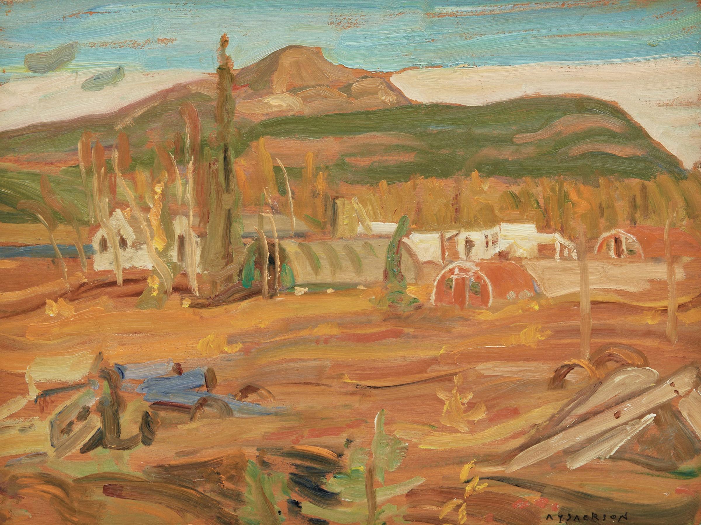 Alexander Young (A. Y.) Jackson (1882-1974) - Camp at Bear River, N.W.T.