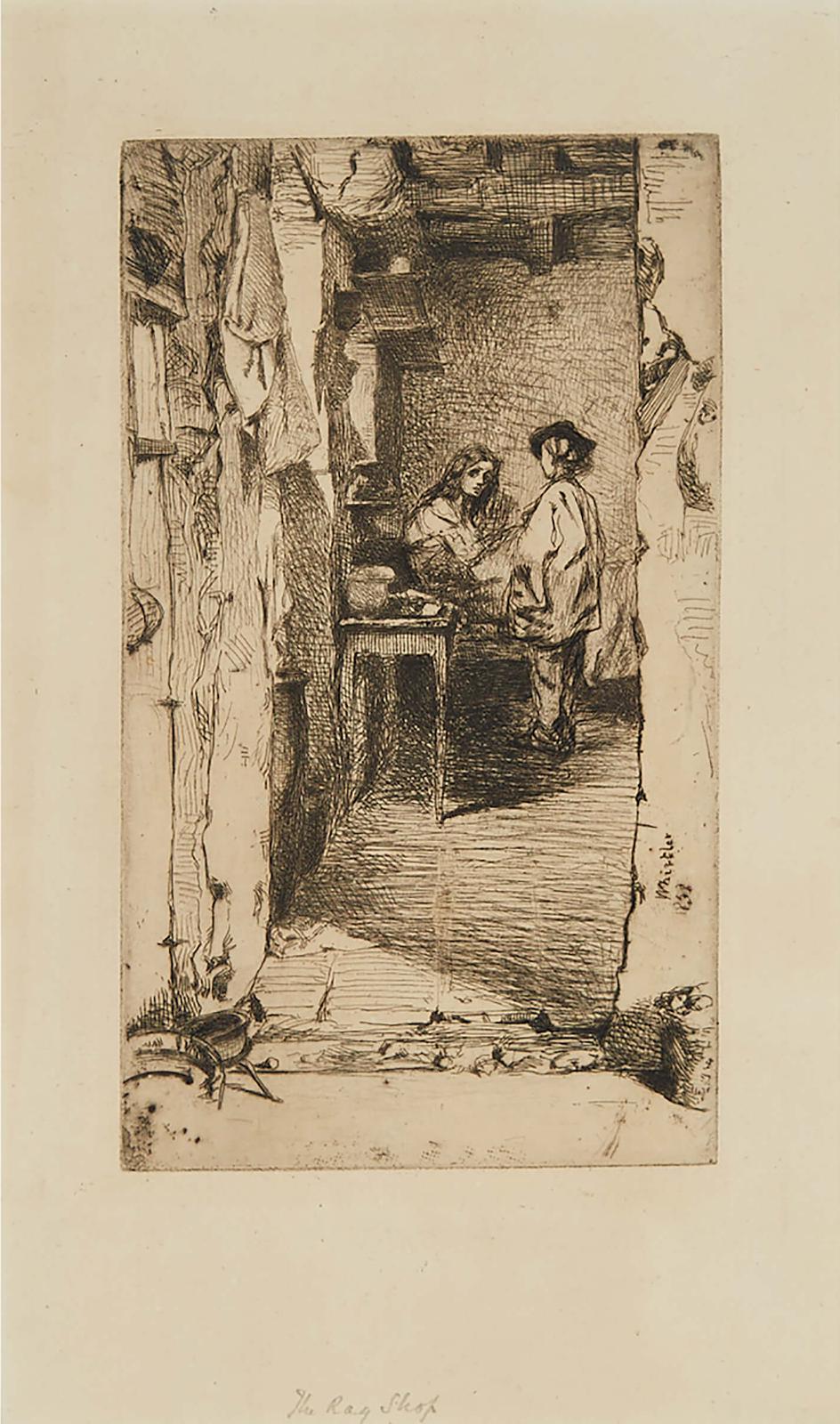 James Abbott McNeill Whistler (1834-1903) - The Rag Gatherers, 1858 [kennedy, 23v]