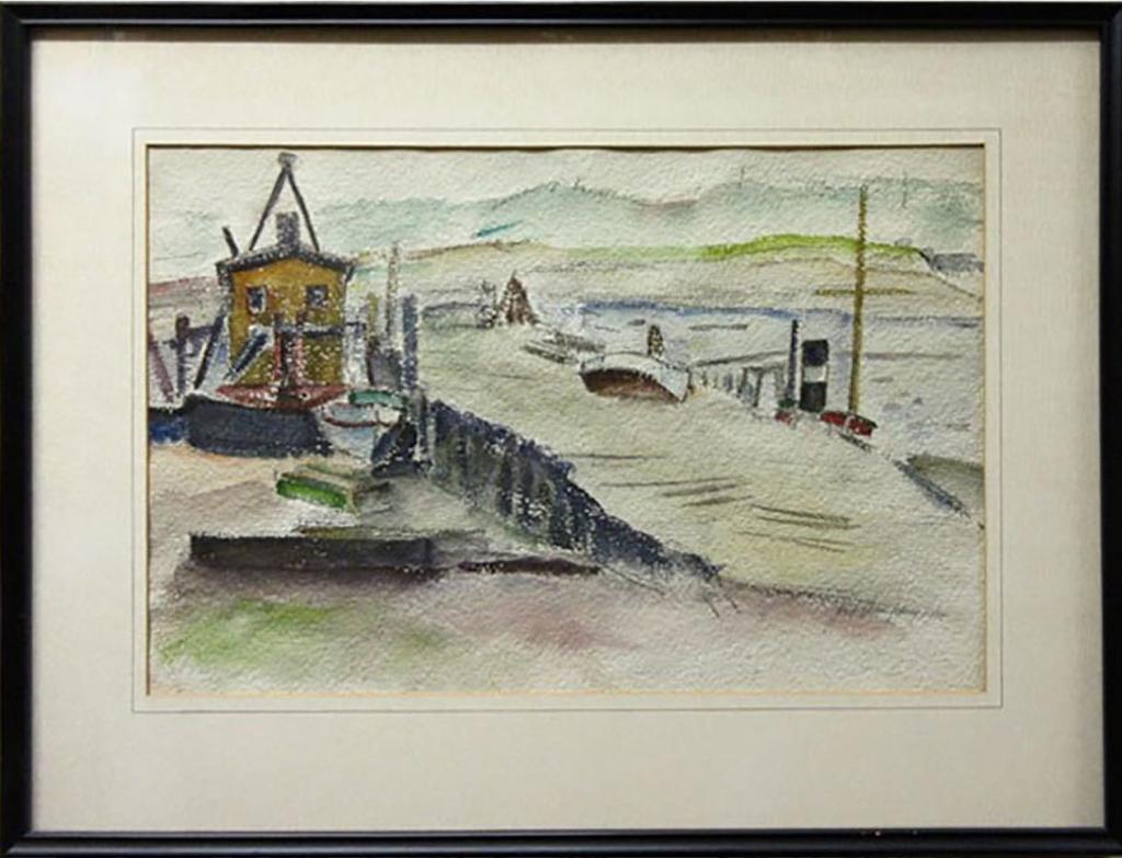 Jack Weldon Humphrey (1901-1967) - Wharf Study