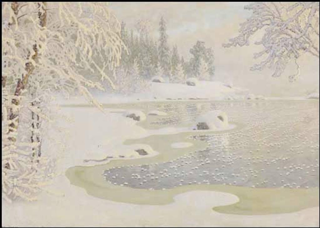 Gustaf Edolph Fjaestad (1868-1948) - Winter Landscape