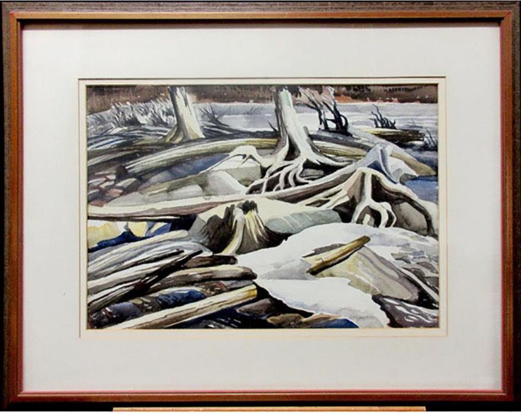 Bobs (Zema Barbara) Cogill Haworth (1900-1988) - Stumps In The Lake, Haliburton