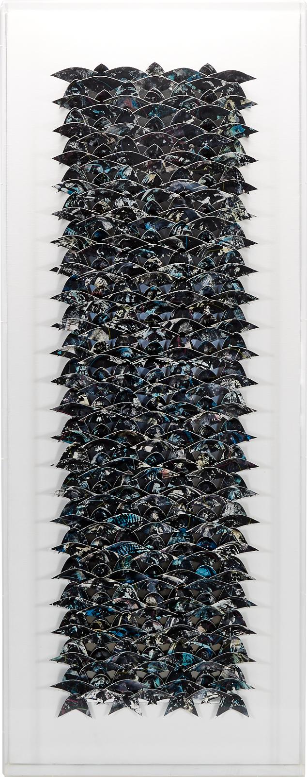 Scott Hile - Untitled (Sculptural Folded Paper Panel)