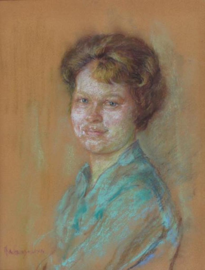Nicholas (Nickola) de Grandmaison (1892-1978) - Portrait Of A Young Woman