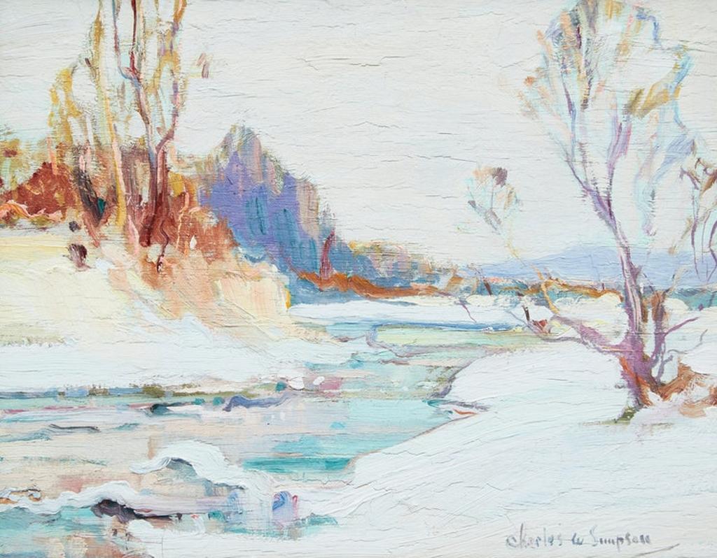 Charles Walter Simpson (1878-1942) - Winter Landscape