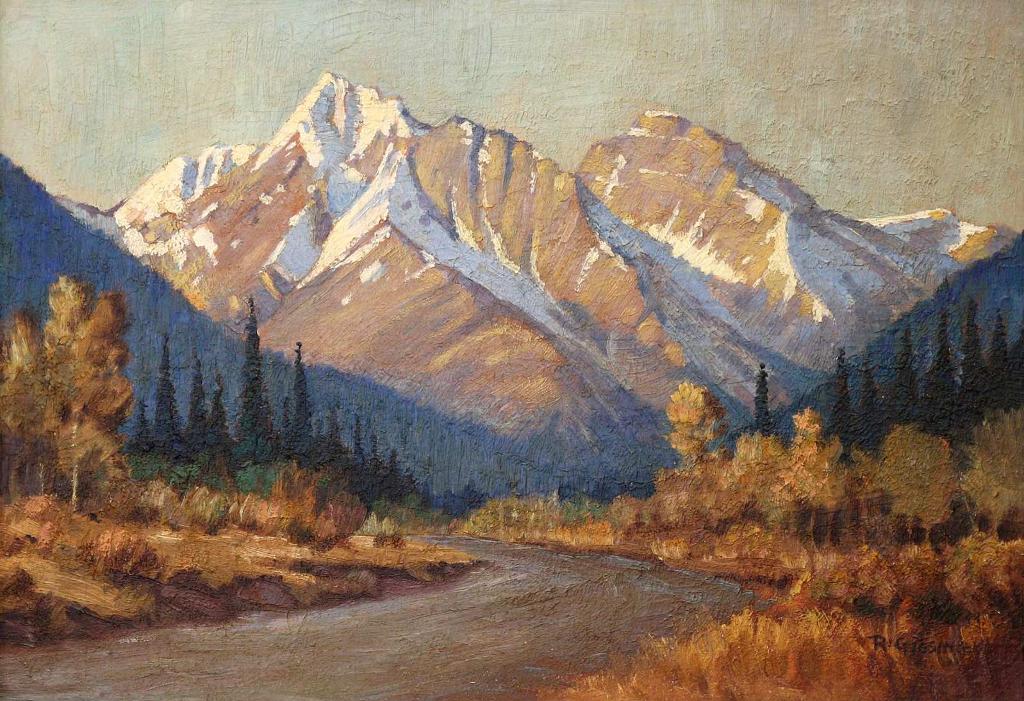 Roland Gissing (1895-1967) - Rugged Peaks