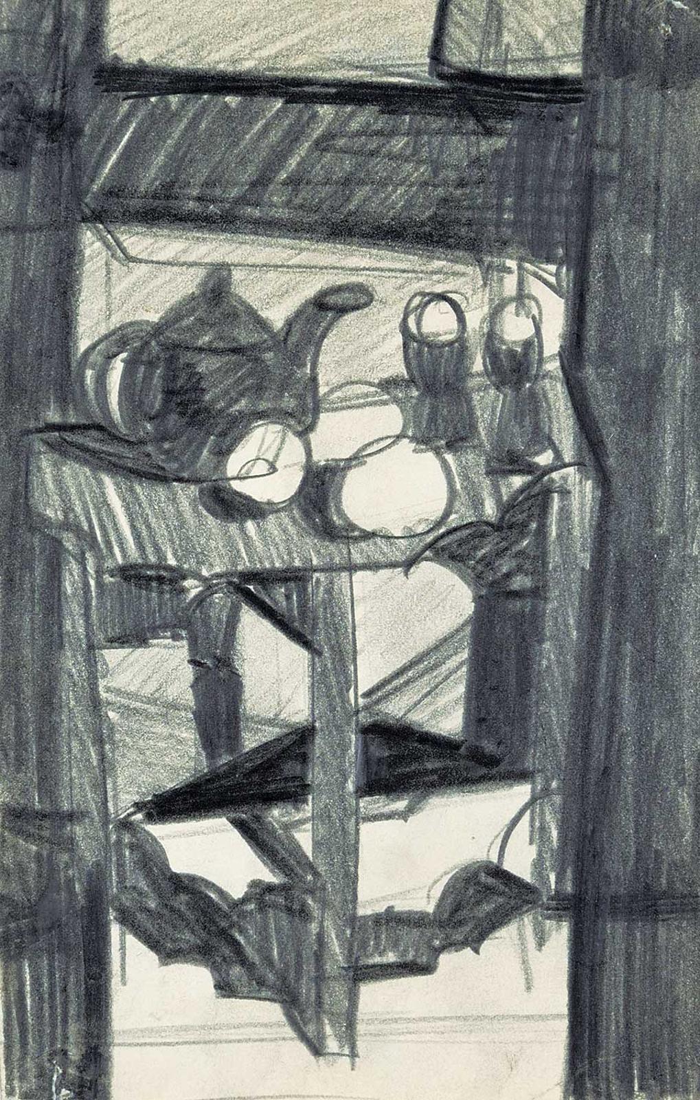 David Pugh (1946-1994) - Untitled - Kettle on the Chair