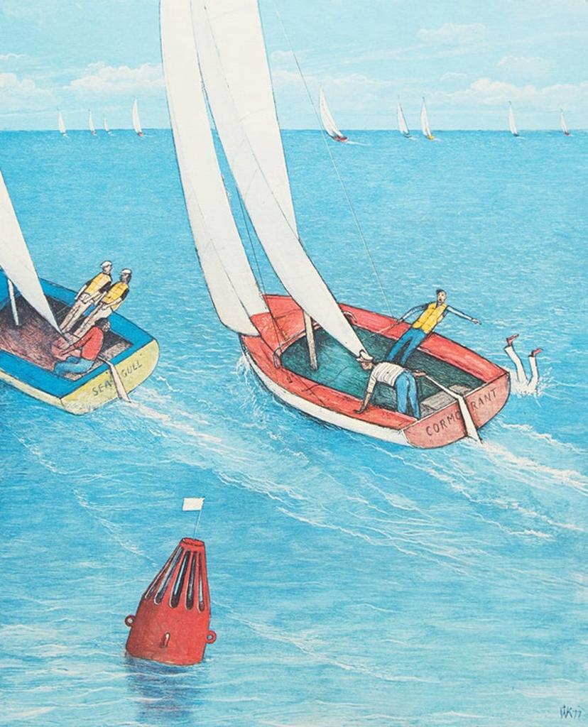 William Kurelek (1927-1977) - Yachting