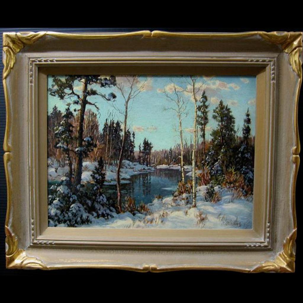 Otto Planding (1887-1964) - Winter Scene