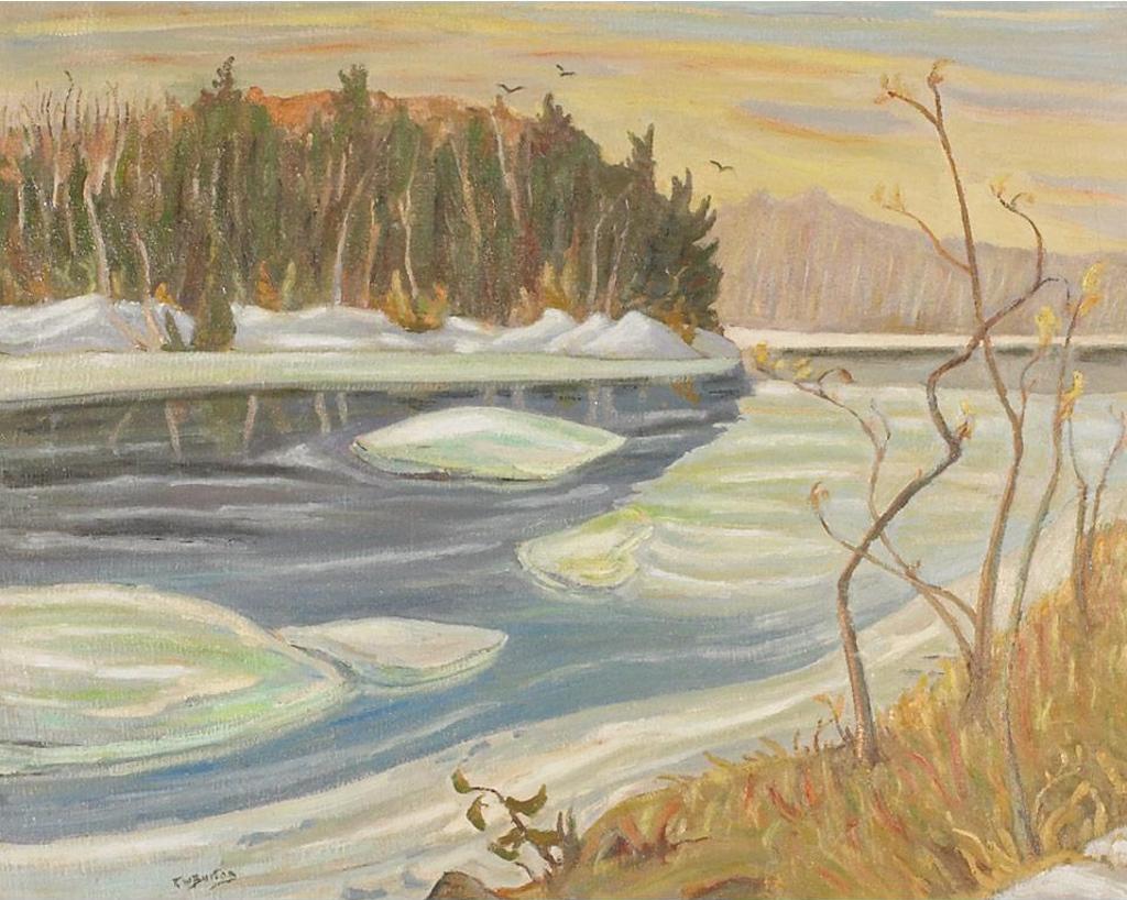 Ralph Wallace Burton (1905-1983) - Spring, Madawaska River, Near Calabogie, 1962