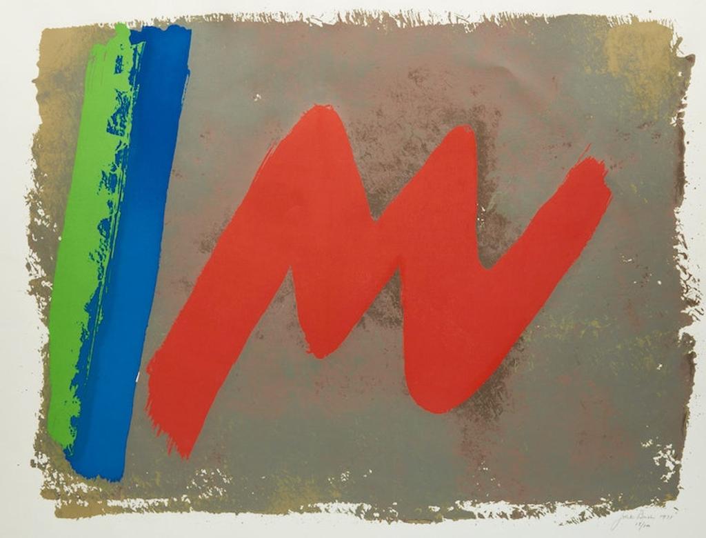 Jack Hamilton Bush (1909-1977) - Red M (from the Loop Series)