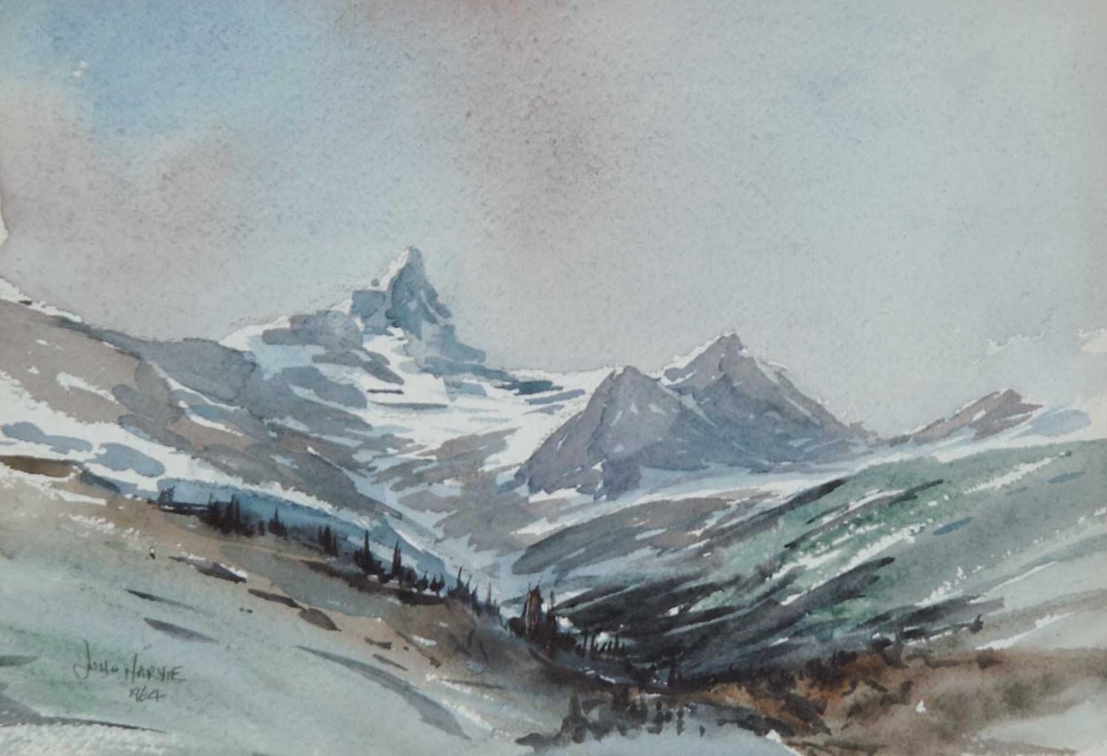 John William Harvie (1928-2018) - Untitled - Mt. Assiniboine