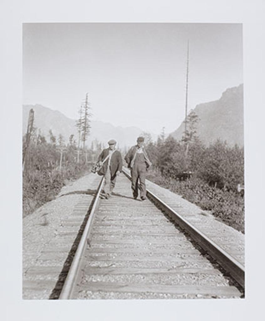 Karl Huber (1898-1985) - Walking the Rails