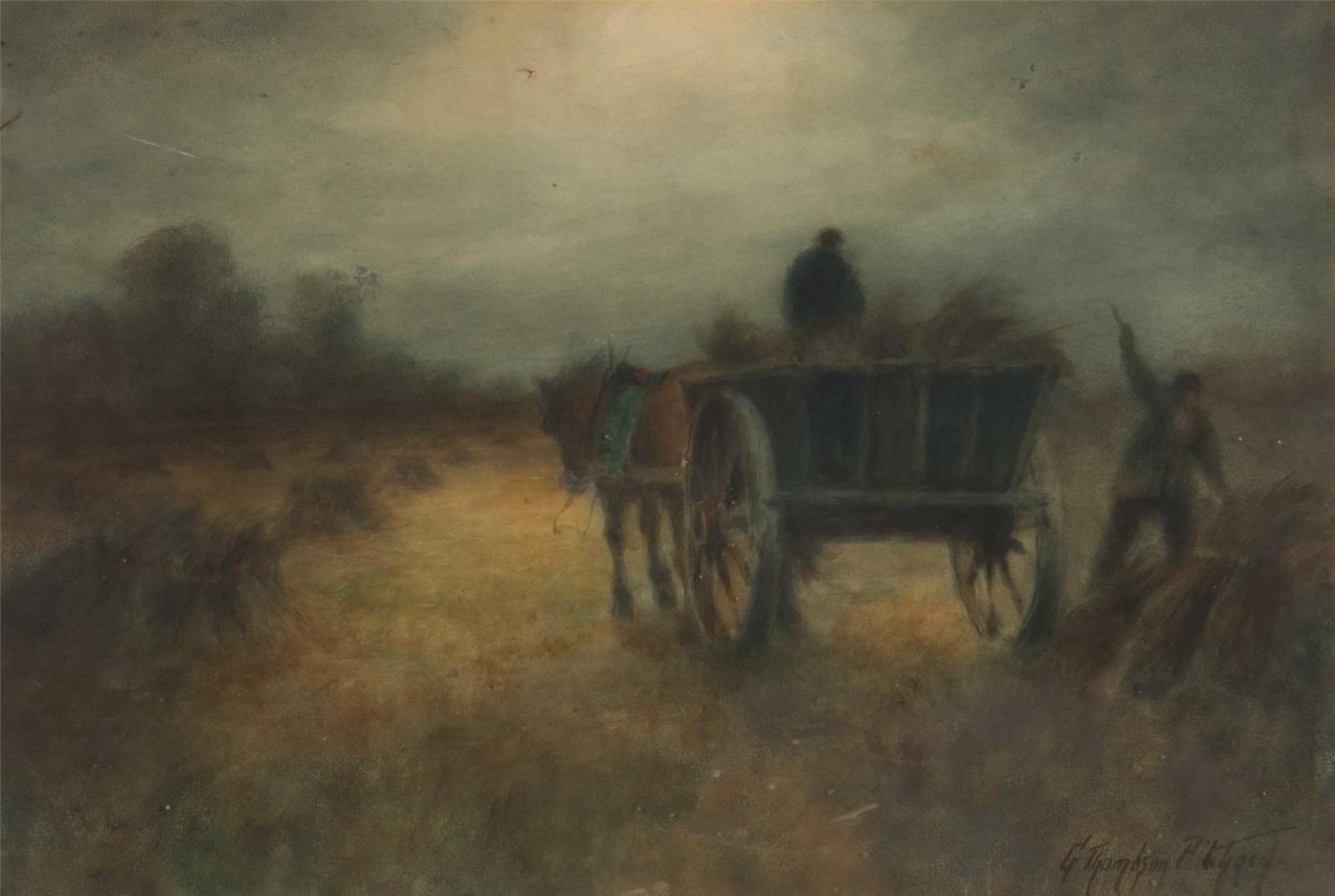 George Thompson Pritchard (1878-1962) - Bringing in the Hay