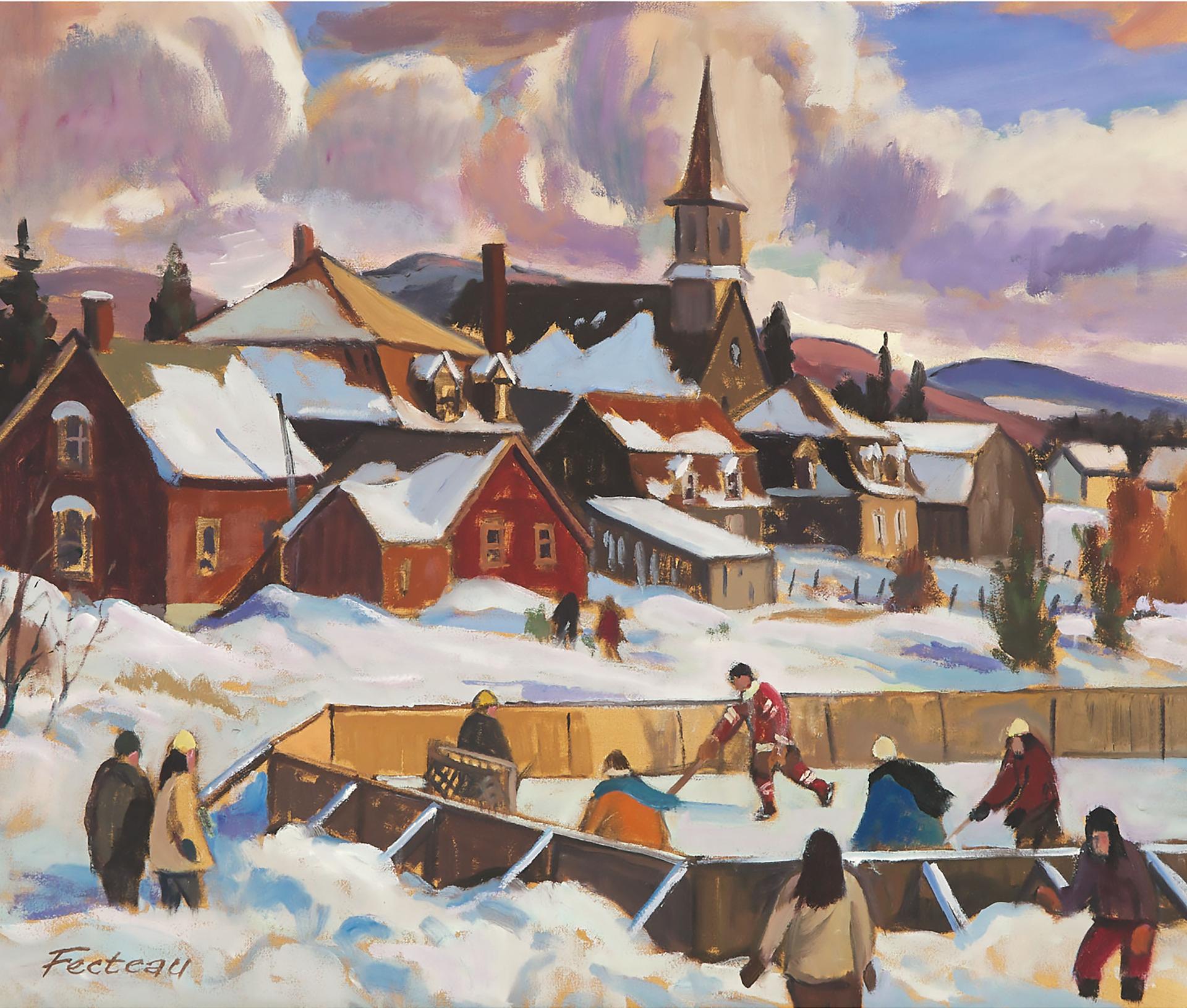 Marcel Fecteau (1927) - Les Patineurs De Plessisville, 2002