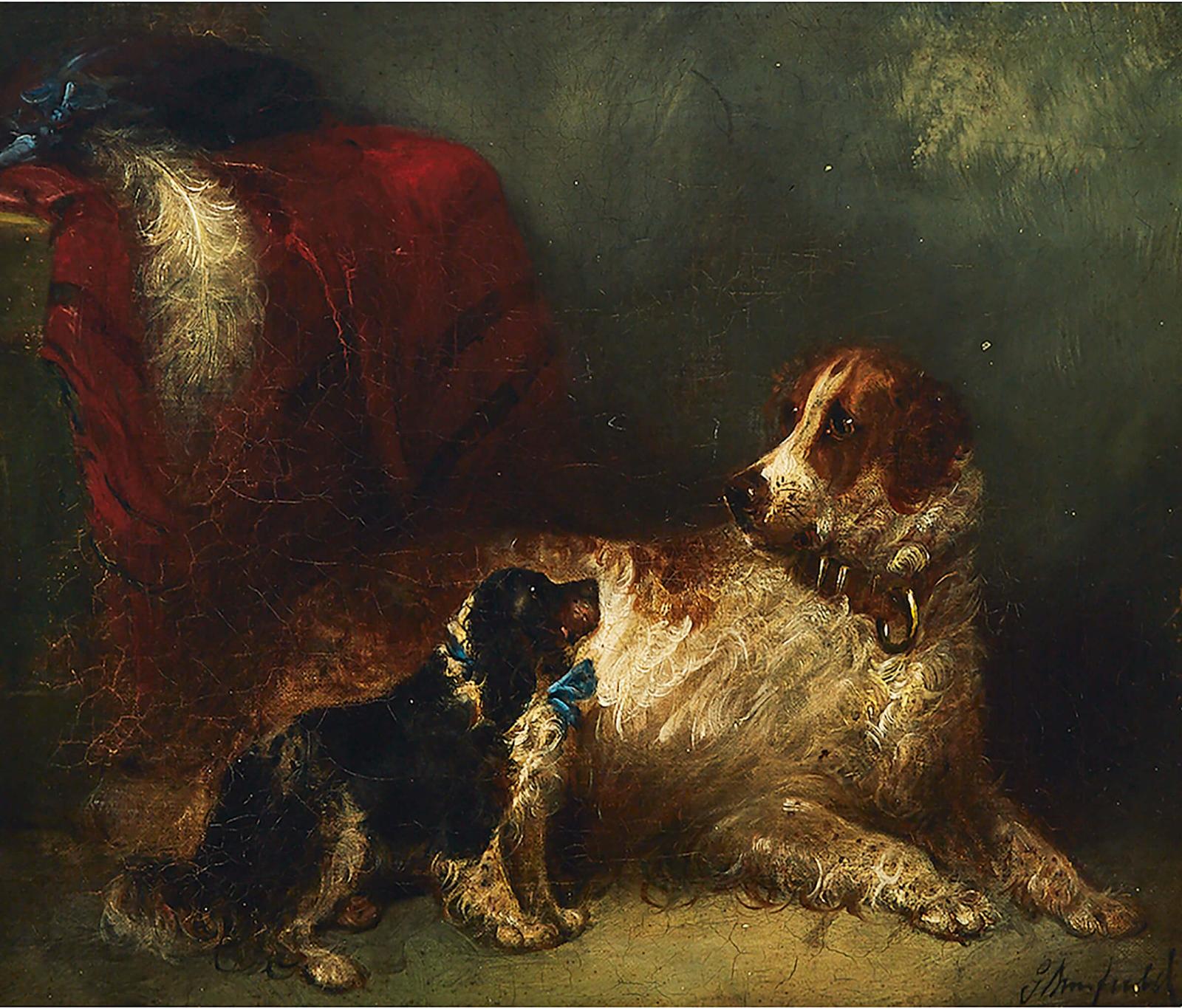 George Armfield (1808-1893) - Waiting For Master